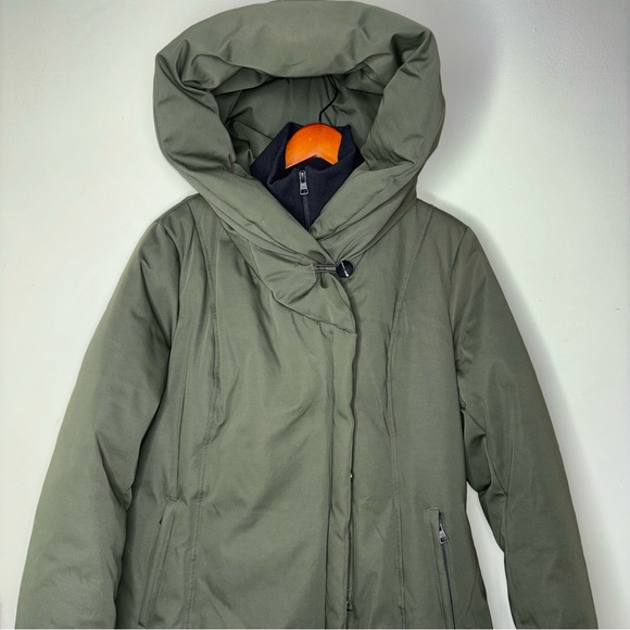 SOIA & KYO CAMELIA Hooded Premium 700-fill Down Puffer Coat Winter Parka XL - Picture 8 of 16